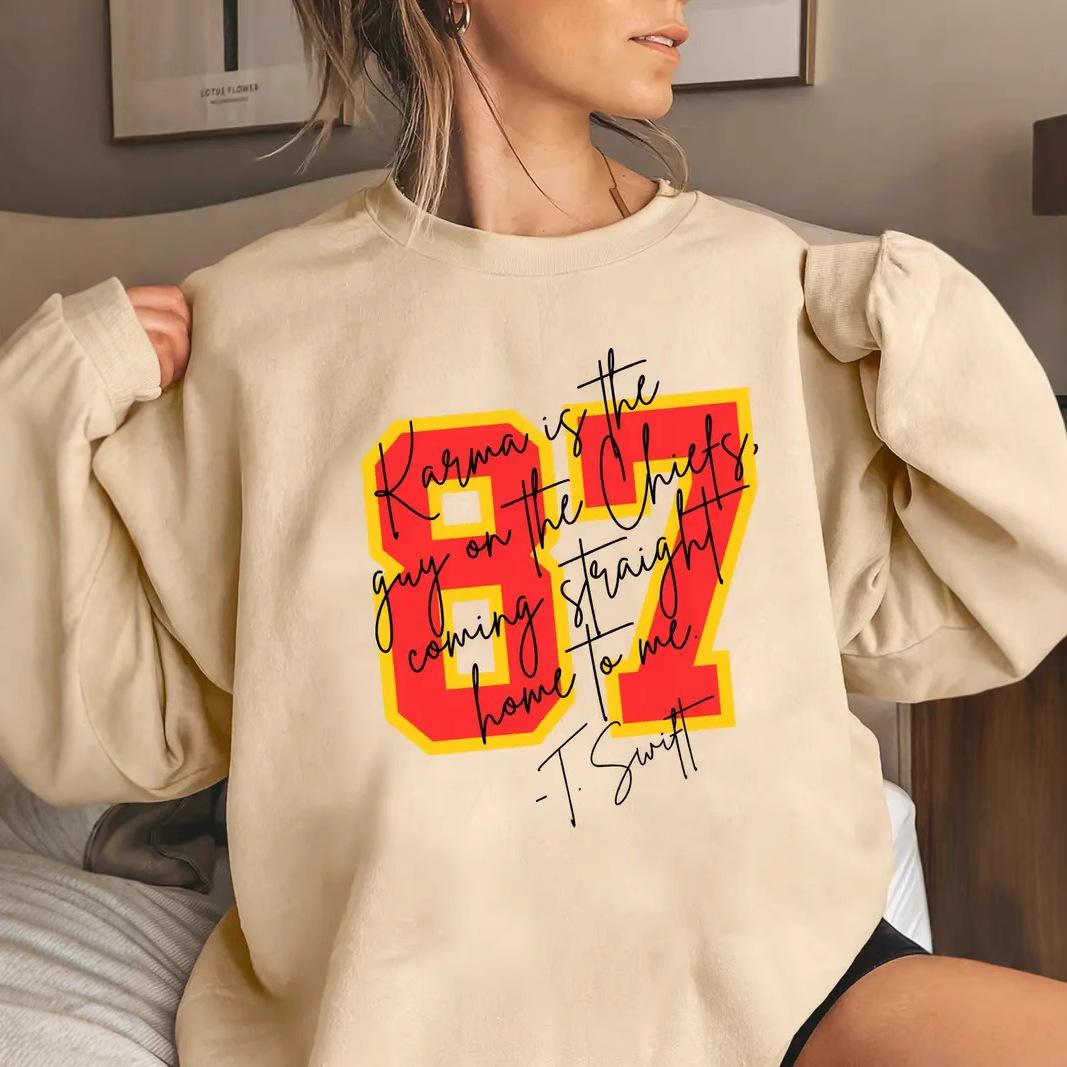 

Plus Size Crew Neck Pure Cotton Printed Sweatshirt - Long Sleeve for Spring/Autumn XXXL