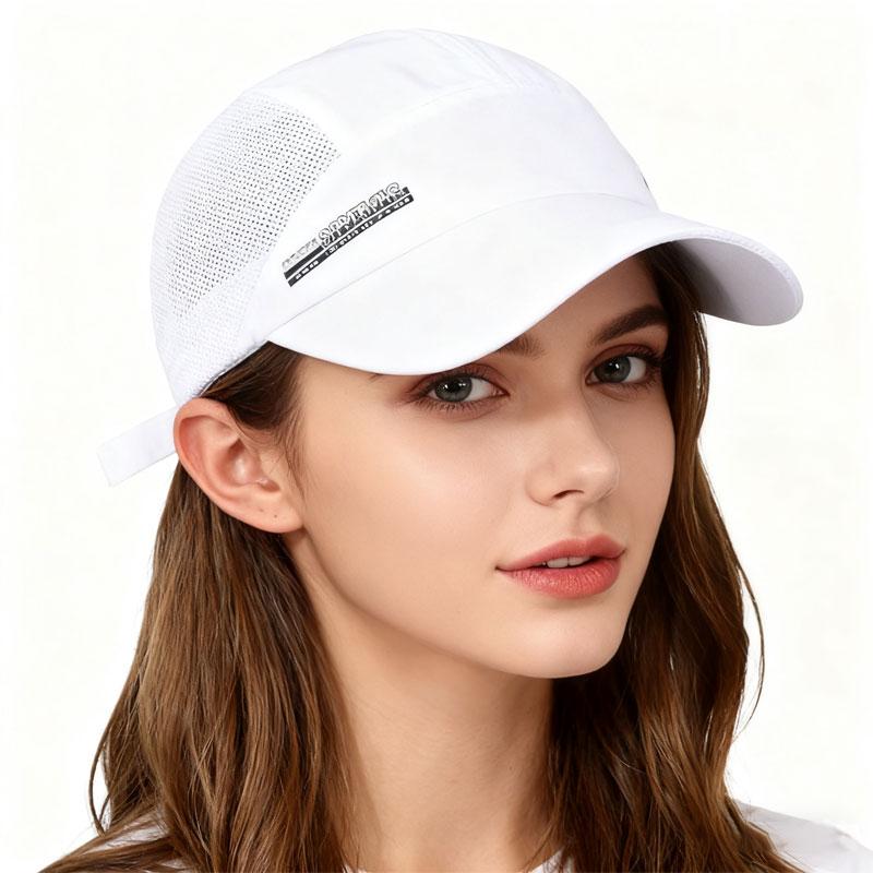 Atmungsaktive Netz-Sommerhut, Schnelltrocknende Outdoor-Sport-Sonnenblende Und Sonnenschutz-Baseballkappe