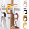 Travel Portable Plastic Bag Cute Animal Hook For Hanging Decorative Table Purse Bag Hook Wall Hanger Holder Handbag Hanger