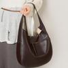 Genuine Leather Underarm Bag, Top-grain Cowhide Tote Bag, Shoulder Bag for Ladies.