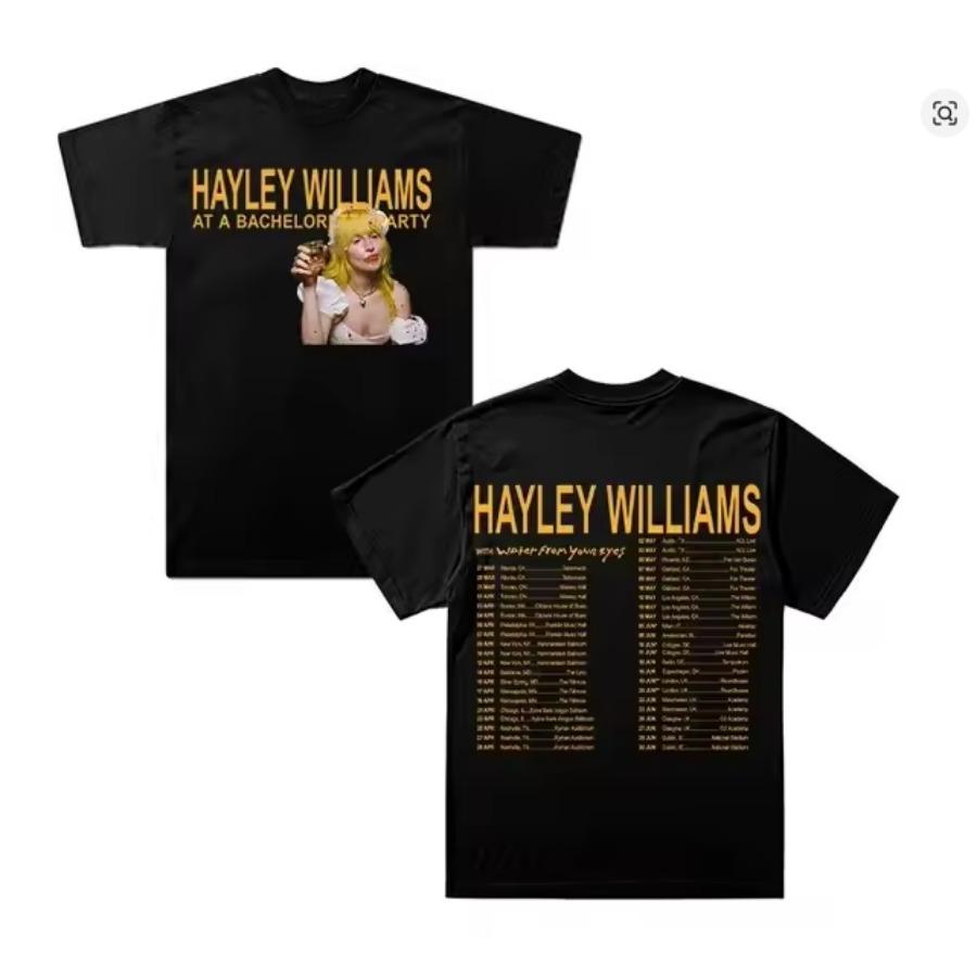 Hayley Williams Merch Graphic Tshirt Highquality Short Sleeve Summer Oneck Comfortable Streetwear Harajuku Y2k Unisexs Clothing