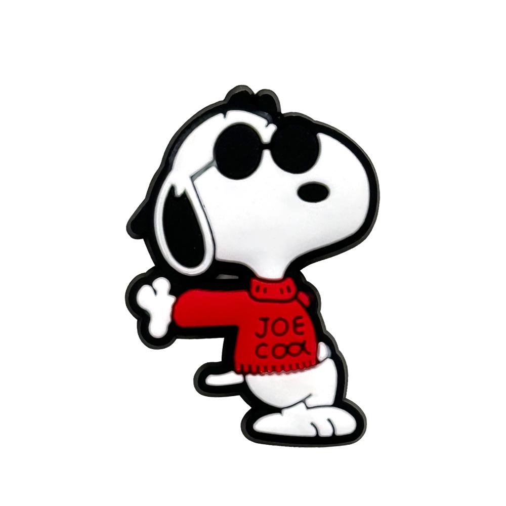 Snoopy Schuhanhänger - PVC Weichgummi Clog-Zubehör für Gartenschuhe