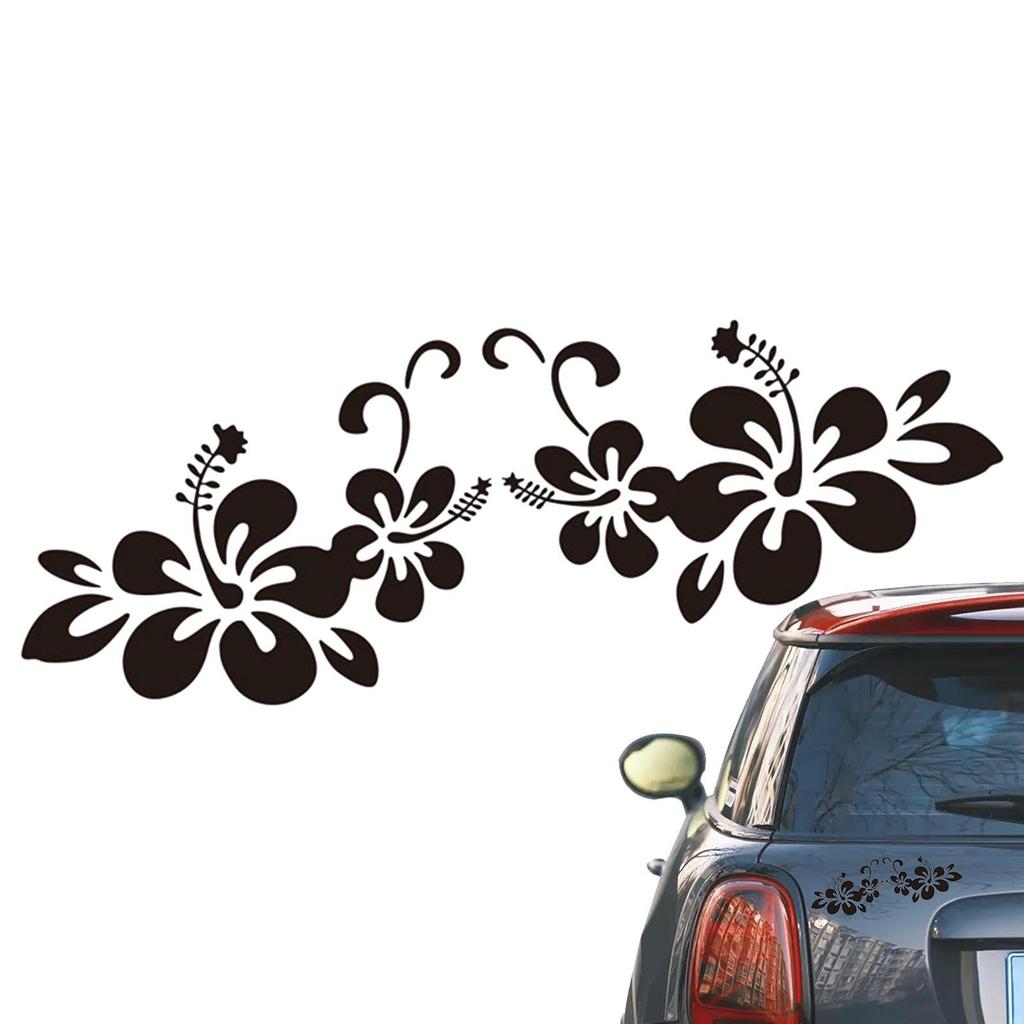 Hozilen Flower Car Body Decal, Auto Body Flower Sticker, Scratch Resistant Decorative Sticker -