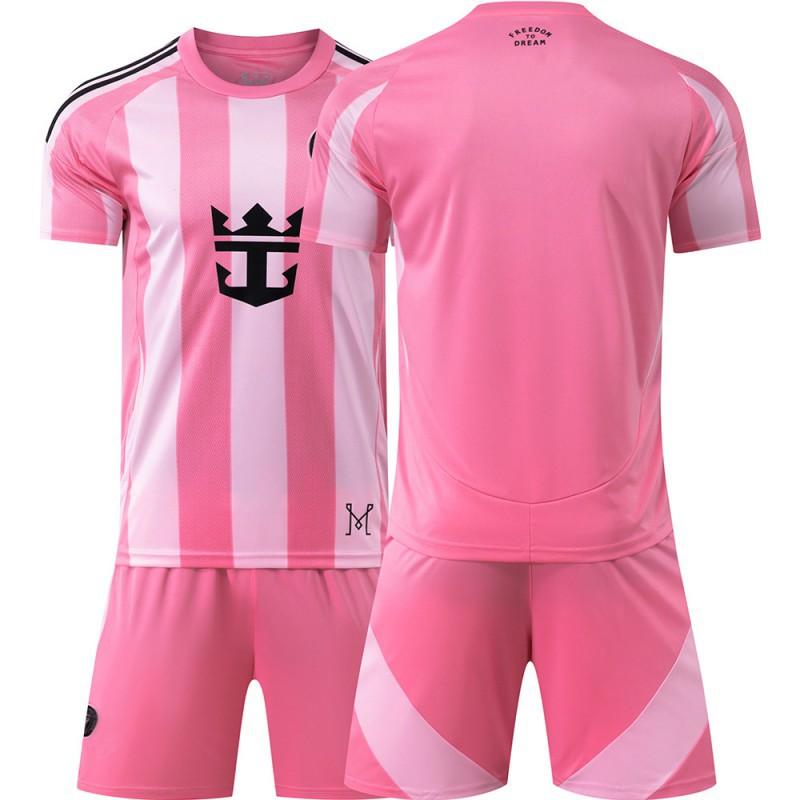2526 Miami Jersey No. 10 Major League Football Home Children s Pink Suit With Socks 20 yards