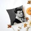 CChandler Bing Cushion Cover Washable Linen Pillowcase Soft  for Daily Sofa Bed Home Room Decor