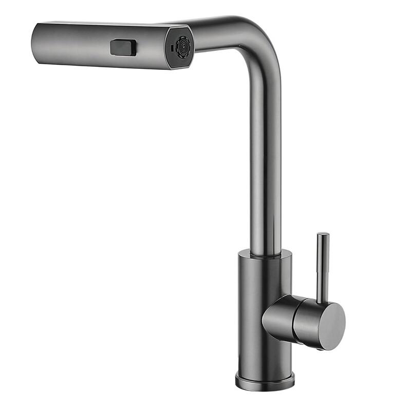 Stainless Steel Pull-Out Kitchen Faucet