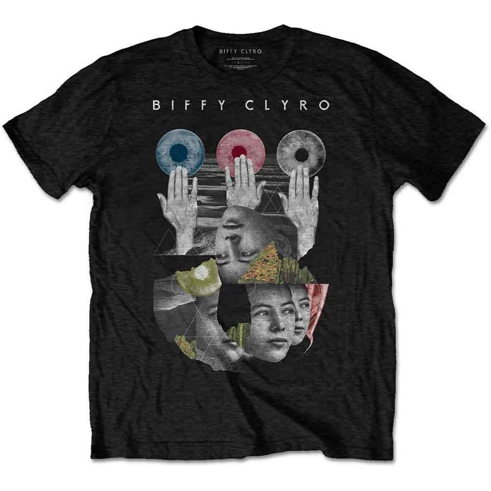 Biffy Clyro T Shirt Hands Band Logo new Official Mens Black Unisex T-Shirt L