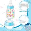 12Pcs Baby Bottle Baby Shower Favor Plastic Candy Bottle Mini Feeding Bottle for Birthday Baby Shower Gift Decor