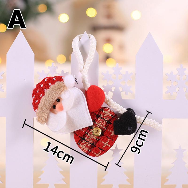 1PC Craft Hanging Pendant Gift Christmas Doll Cloth Decor Xmas Tree Ornament For Home Kids Toys
