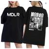 Rapper Morad Mdlr Tour Merch Short Sleeve T Shirt Unisex Unisex Harajuku Tops Vintage Aesthetic Graphics Tshirt Cotton Tees
