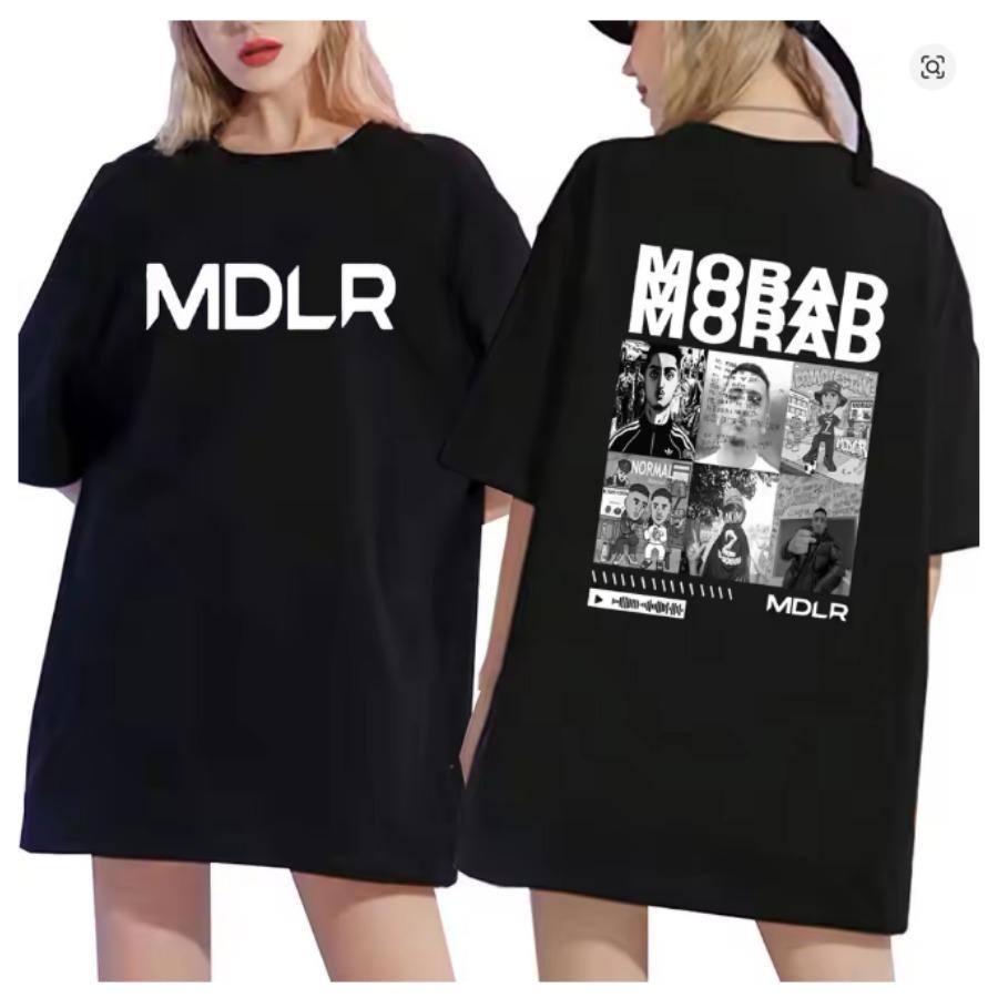 Rapper Morad Mdlr Tour Merch Short Sleeve T Shirt Unisex Unisex Harajuku Tops Vintage Aesthetic Graphics Tshirt Cotton Tees