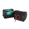 2pcs Navigation Signal Light 12V Signal Lamp LED Navigation Warning Light for Marine Boat Red and Green Light