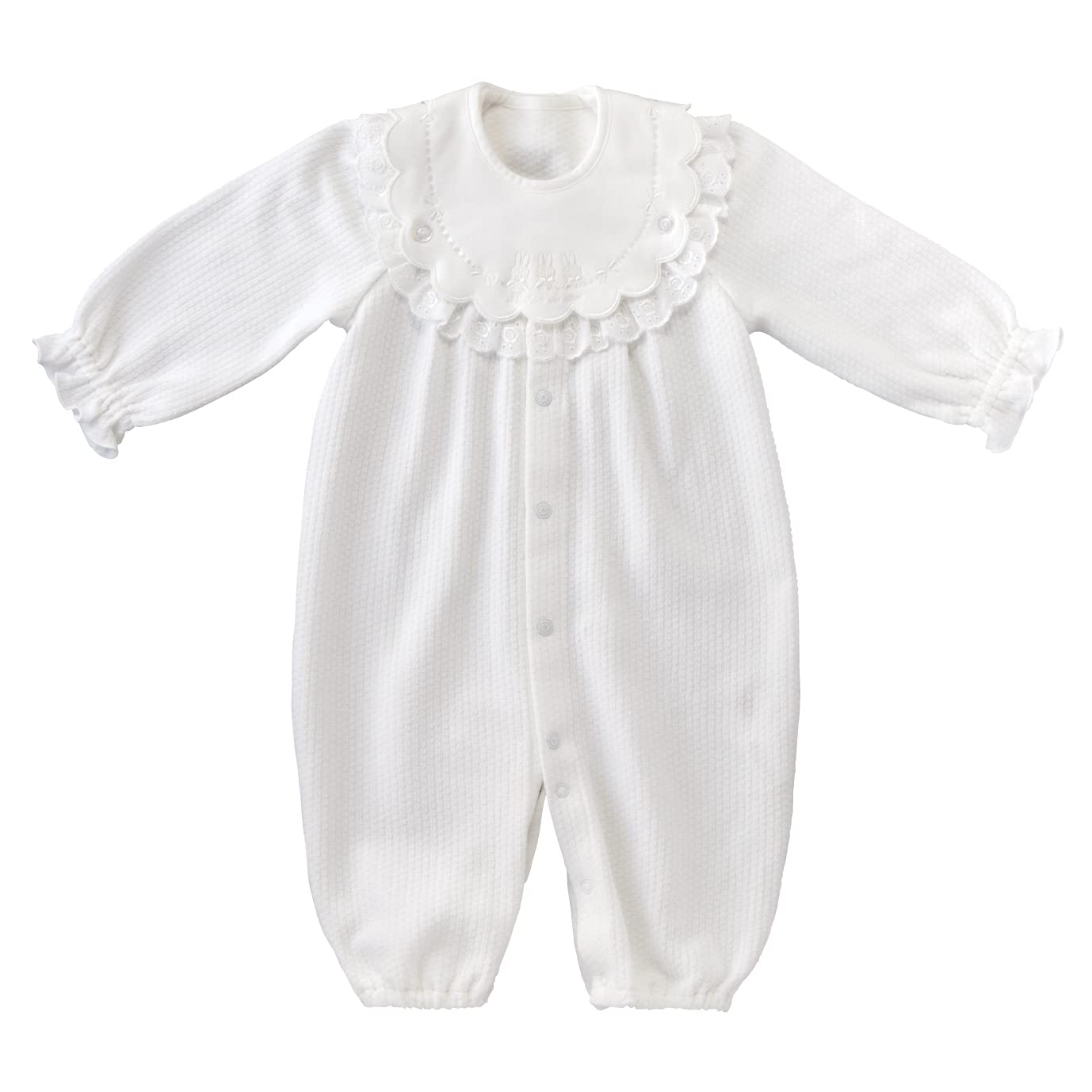 

Все швы «Кролик» Сделано в Японии [Baby Castle] Двусторонний 50-70 Молочно-белый