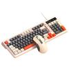Gaming Keyboard and Mouse Combo with RGB Backlit 19 Key Anti Ghosting Compact Layout