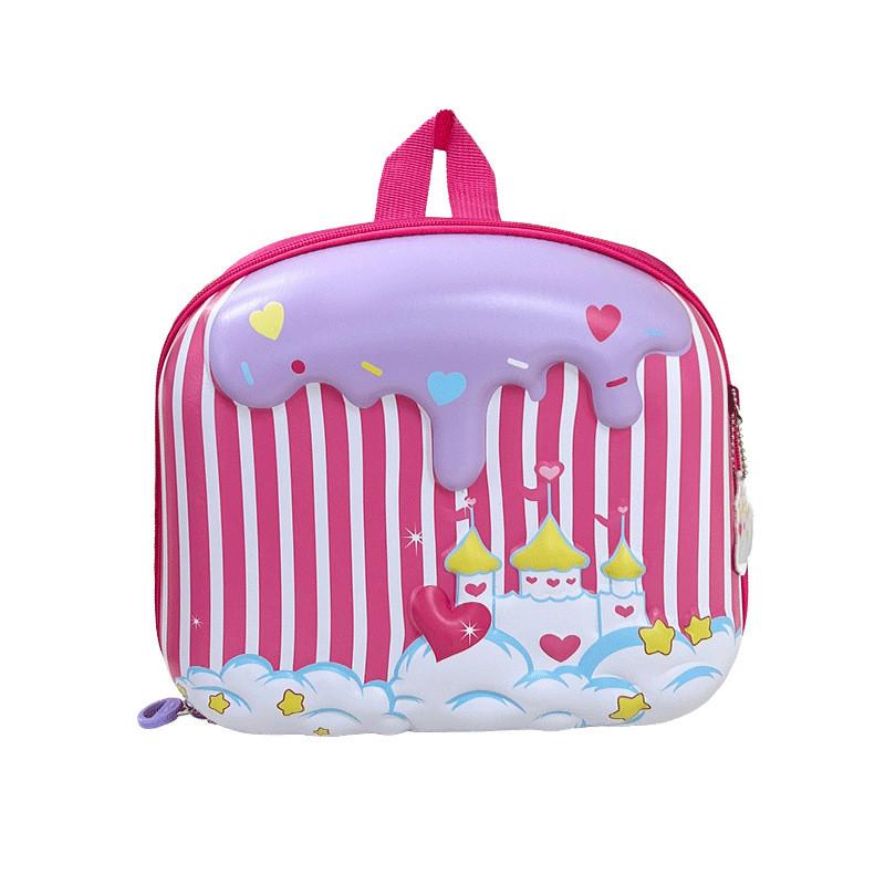 Ice Cream Rocket Eggshell Backpack Breathable Texture Suitable Children For