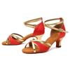 Professionella KvinnorBallroomdansskor Inomhus Latindansskor Salsa Mellanklack 5cm