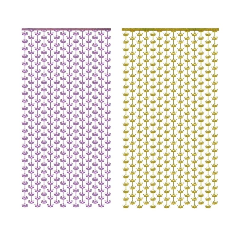 Crown Metallic Sparkling Fringes Curtain Tinsels Foil Tassels Backdrop for Weddings Birthdays and Christmas Party Decors