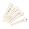 6Pcs Acoustic Guitar Bridge Pins Pegs Replacement Acoustic Guitar Plastic Bridge Saddle and Nut Guitar Bridge Pins