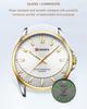 Curren Kairui 9090: Herren-Stahlarmbanduhr & Damen-Quarz-Business-Uhren-Set.