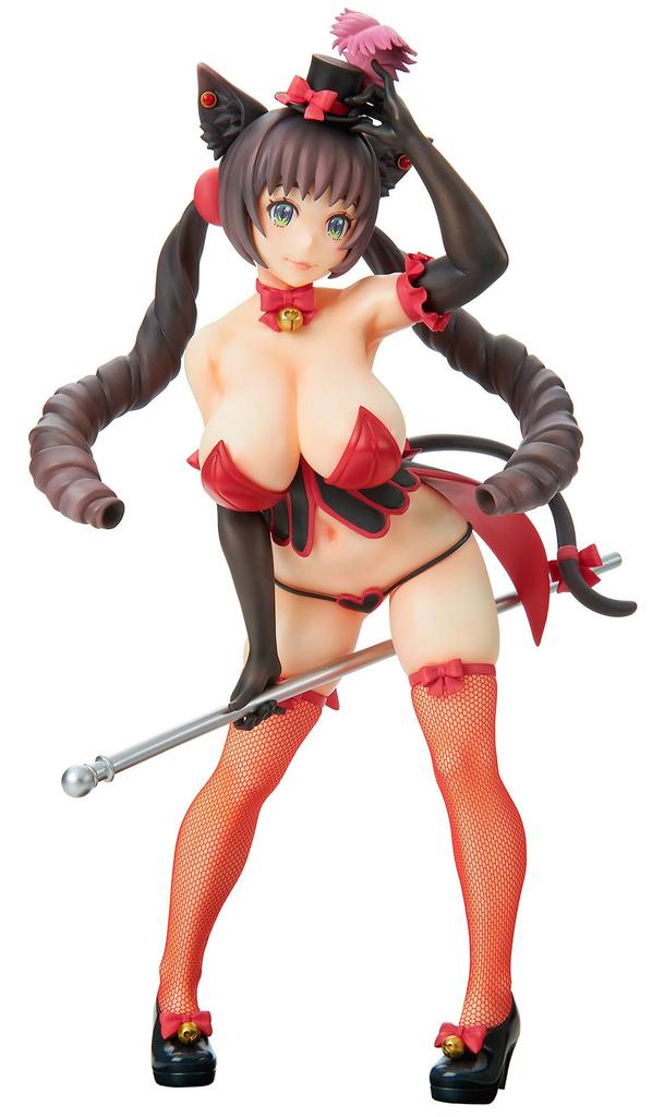 Burlesque Cat Bell Black Cat Scale PVC Painted Complete Figure Ver. 1/7