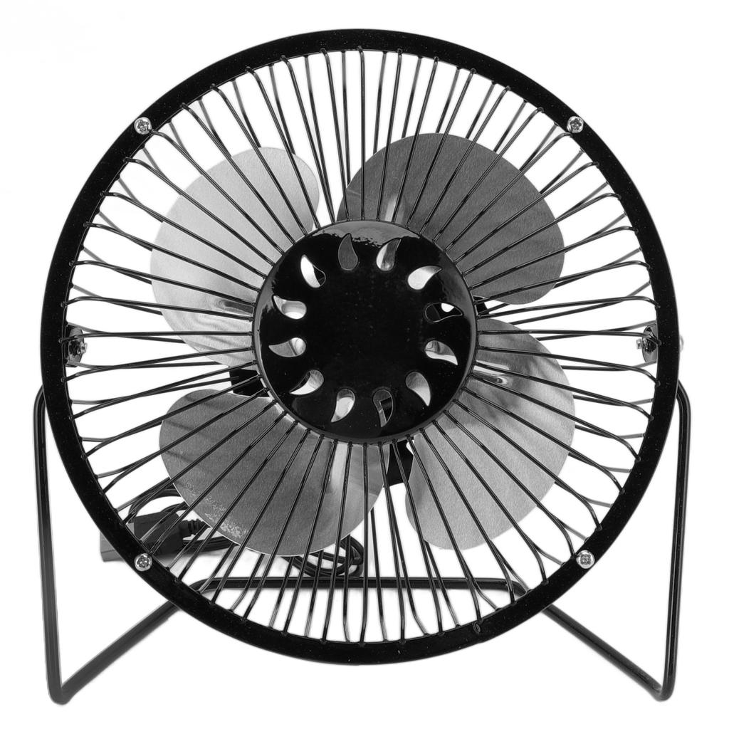 Mini Solarventilator 6V 3,5W USB Solarbetrieben Schwarz Polysiliziummaterial Tragbarer Solarmodul-Ventilator für