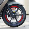 For VARIO Motorcycle 14 Inch Wheel Reflective Sticker Waterproof Personality Creative Color Warning Sticker