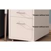 Metal filing cabinet 3/5/6 Office metal steel cabinet with wheels and lock, suitable for home offices and schools