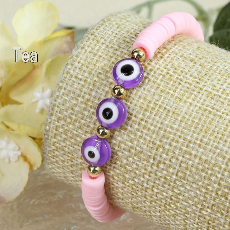 Evil Eye Crystal Beaded Adjustable Bracelet for Boys & Girls