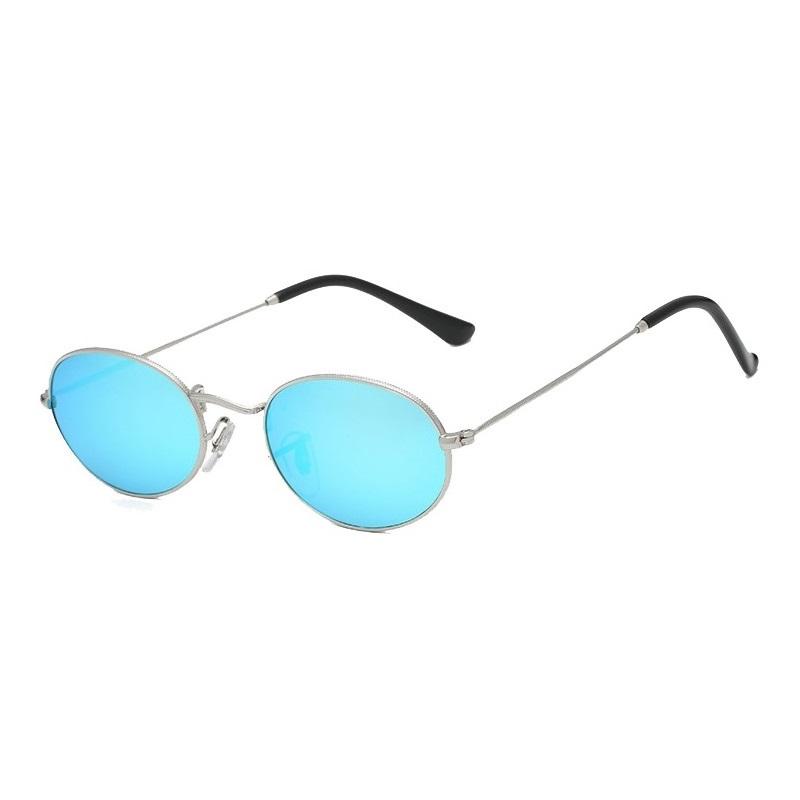 

Small Oval Punk Sunglasses Women Brand Design Vintage Metal Frame Sun Glasses for Men Ladies Retro Eyewear Shades UV400 as shown