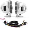 FARBIN 12V Marine Snail Electric Horn 304 Stainless Steel Super Loud Car Horn Waterproof Warning Electric Horn For Speedboat Car