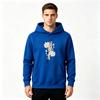 Men's Cow Print Daisy Floral Graphic Pullover Hoodie Casual Long Sleeve Hooded Sweatshirt