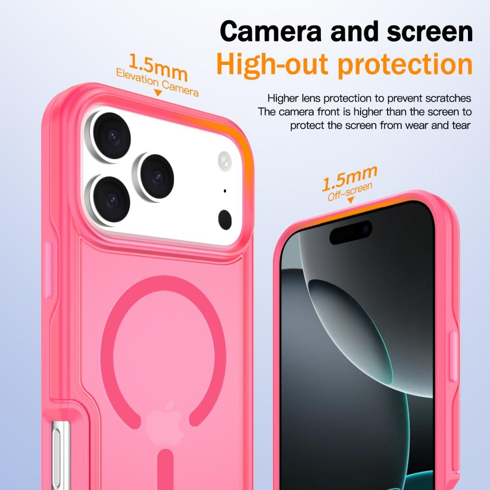 3in1 Heavy Duty Otter Armor Box Defender XT Clear Magnetic Case for IPhone 17 Pro Max Air Transparent Shockproof Bumper Cover
