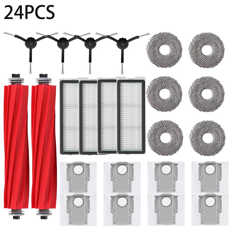 For Roborock Q Revo MaxV/Q Revo S/Q Revo Pro Robot Vacuums Cleaner Accessory Dust Bag Main Side Brush  Filter Mop Cloths Spare