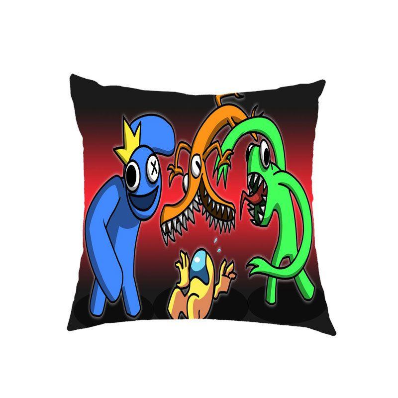 

Друзья Roblox Радужная Наволочка Чехол для Подушки Декор Дивана-Кровати Рождество 2,Flax