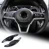 Steering Wheel Paddle Shifter Extension Carbon Texture For Infiniti QX50 Q50 Q60