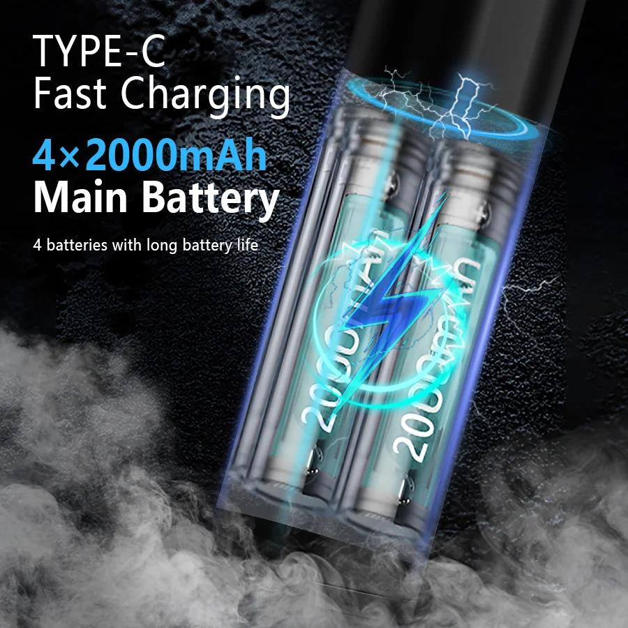 LED Display 110000RPM Brushless Jet Fan Electric Air Duster Mini Turbo Fan Dust Removal Jet Dry Blower Vacuum Cleaner For Car