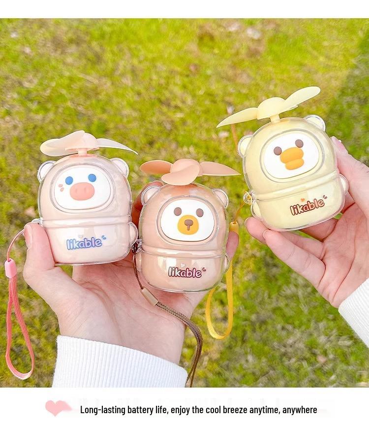 Portable USB Rechargeable Silent Desktop & Handheld Fan