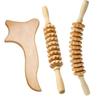 3pcs Maderoterapia Kit Complete Massager Mader Therapy Body Therapy Complete Professional Wood Massage Tools For Body Contour