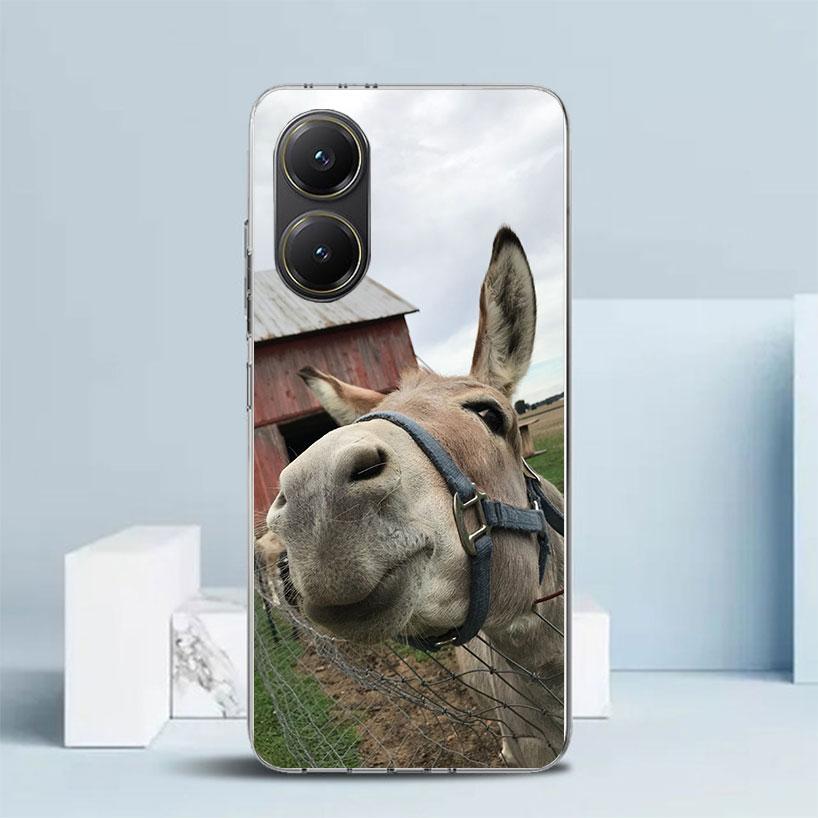 

Funny Donkey Soft Cover for Xiaomi Poco F7 Ultra X7 X6 X5 Pro M7 Phone Case Redmi 15 15C 13 13C 12 12C 10 10C Print Shell Poco X Redmi 15C 4G