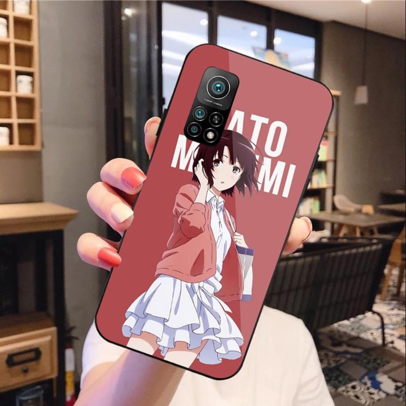 

Чехол для телефона Katou Megumi Saekano для Xiaomi 12 11T 10 9 Redmi Note 11 10 10S Pro Redmi 9 9A 8, черный стеклянный чехол для телефона из поликарбоната Redmi 9T