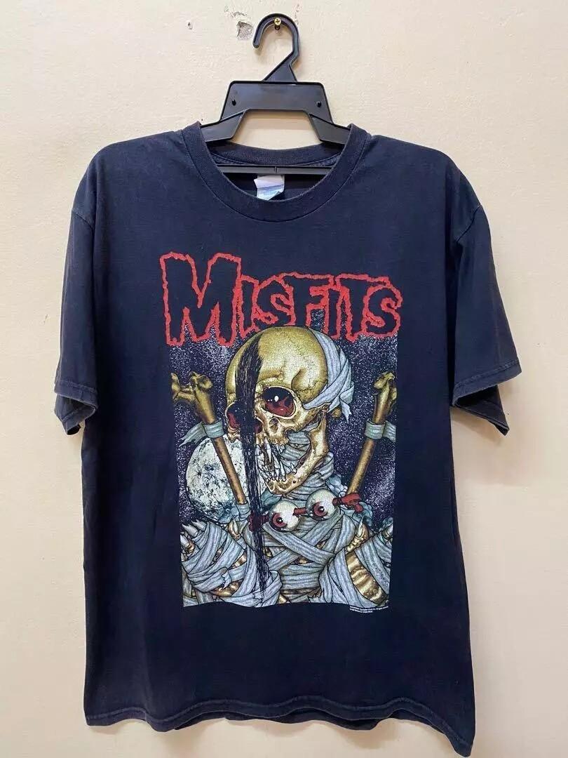 The Misfits Band Vintage 90 s Graphic Black Unisex Tshirt For Men Women S-5XL XL
