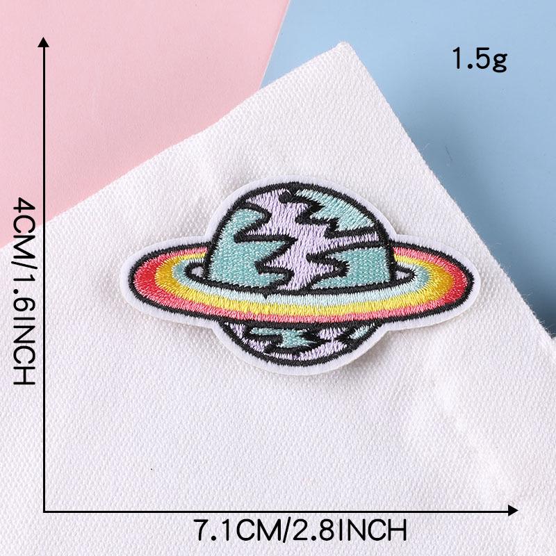 DIY Cartoon UFO Embroidered Cloth Badge Patch for Clothing and Accessories