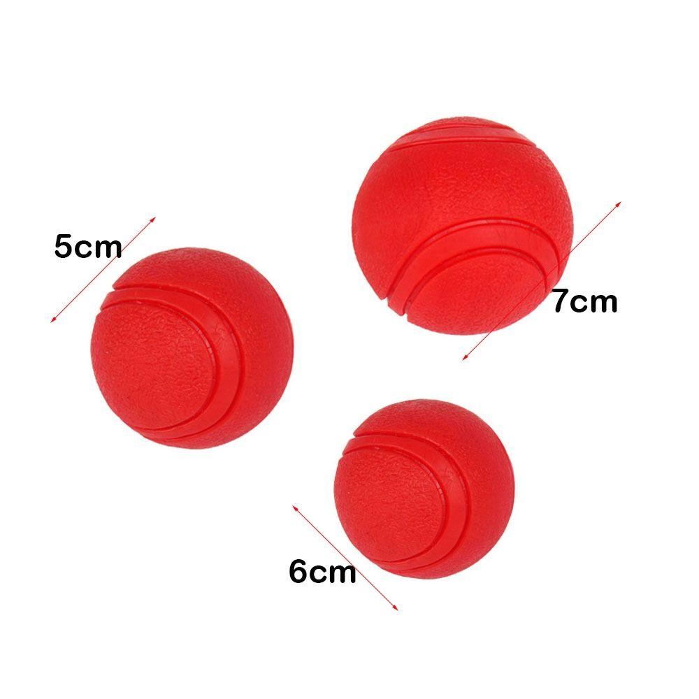 Bite Resistant Indestructible Bouncy Ball Dog Chew Toys Dog Training Interactive Ball Pet