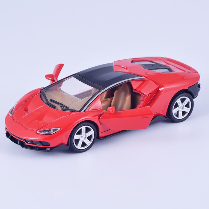 

Модель автомобиля из сплава, детская игрушка, Rambo Bujia, двухдверная модель супер-бегущего автомобиля красный