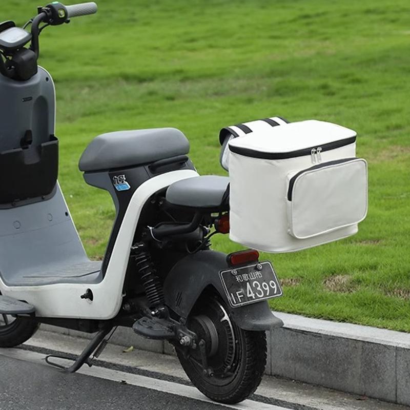Electric Bike Helmet Hanging Bag Large Electric Bike Waterproof Front Pocket Storage Hanging Bag Artifact Raincoat Covering Bag