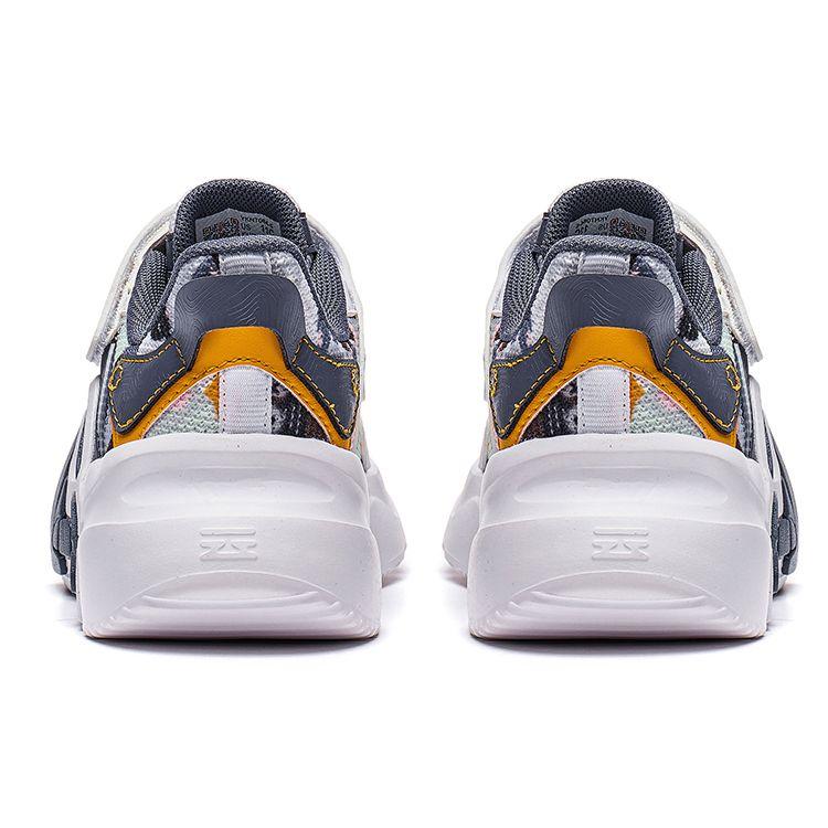 Li Ning Kids Sports Lifestyle Series Rebound Comfortable Versatile Durable Shock Absorption Casual Shoes Kids Casual Shoes Blue White YKNT084-5