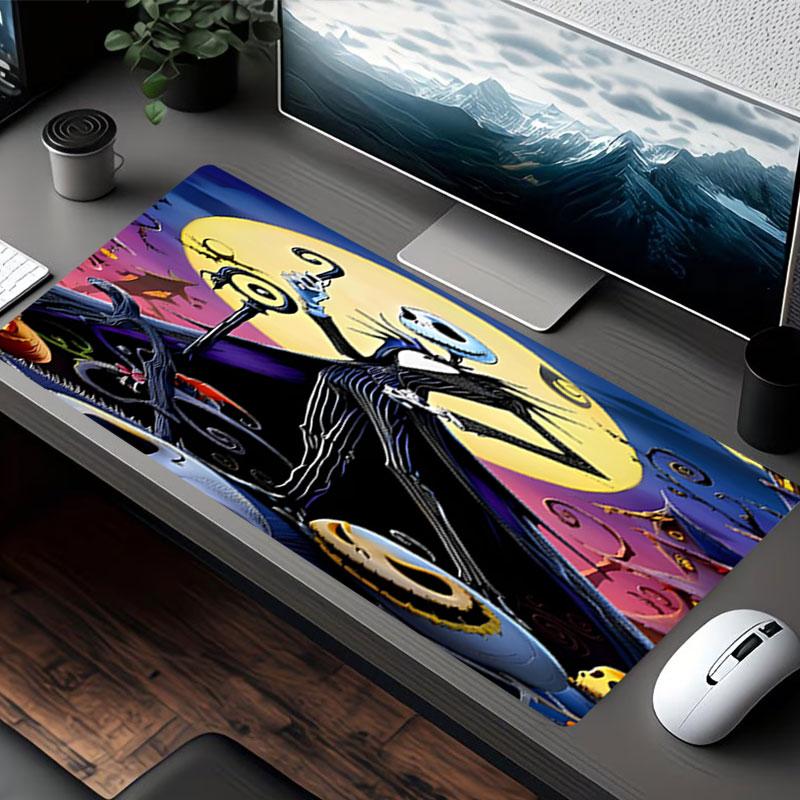 The Nightmare Before Christmas Print Mouse Pad, for Keyboard Pad Laptop PC Mat for Office Home Use, Desk Decor, Perfect Birthday Gift for Gamers