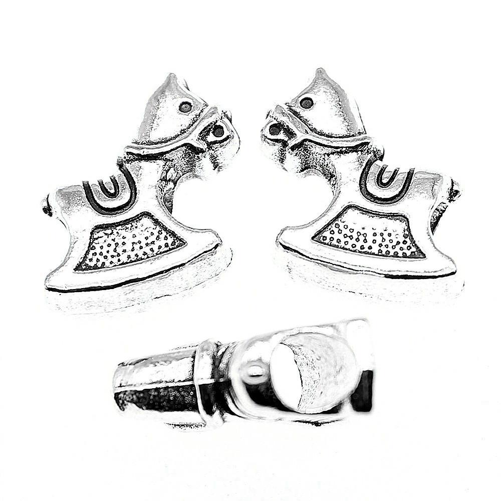 Animal Spacer Beads Large Hole Charms For Necklace Jewelry Making Starter Kit