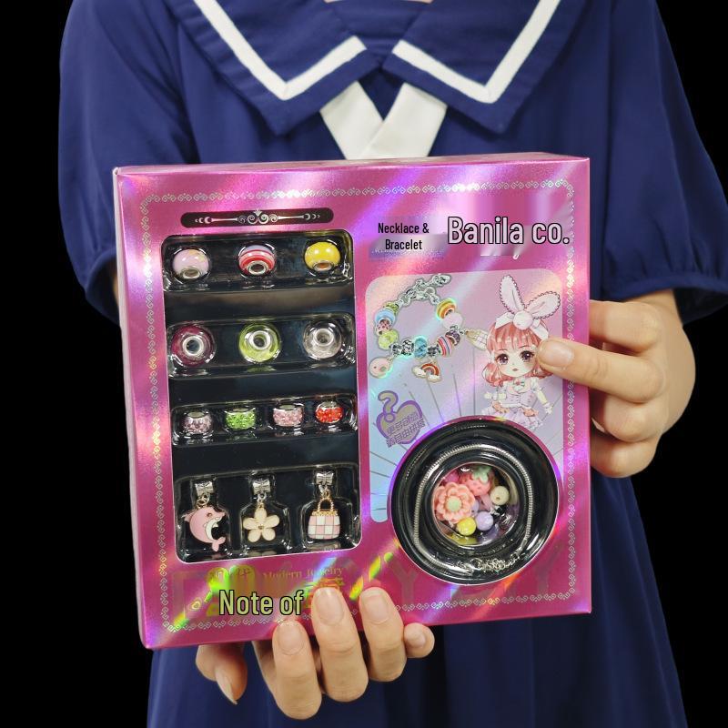 

Children s DIY Beading Jewelry Kit: Creative Bracelet & Necklace Making