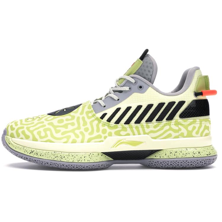 

новые LiNing WOW 7 Way Of Wade 7 Легкая амортизация Низкий верх Баскетбольные кроссовки Мужские Зеленый Белый 41.5